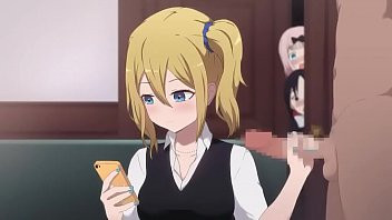 Play Hayasaka hentai handjob to the president
