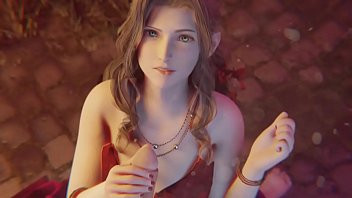 Play FF7 Remake Aerith Sexy Blowjob and Cumshot (HentaiSpark.com)