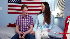 Play Curvy MILF Cassie Lenoir Fucks Stepson Jimmy Michaels for the First Time