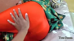 Play Cheating Desi Step-Mom Caught for a Chubby Footjob & Taboo Blowjob