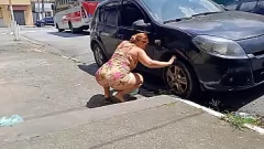 Play Street Car Wash Expose: Amateur Pornstar's Public Humiliation