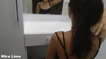 Play My step Sister's pussy is full of cum, I made her pregnant. Dripping taboo creampie