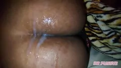 Play Cum-Filled Angolan Black Pussy for Euro Pornstar