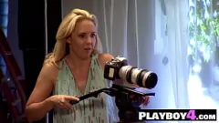 Play Naughty MILF in Lingerie Swallows Big Hard Dick on Camera