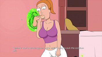 Play Rick and Morty: A Way Back Home- Summer is sucking off her brother