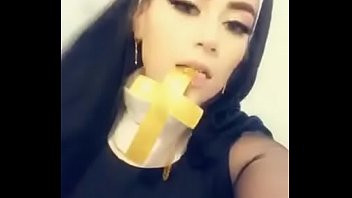 Play Slutty Nun gets fucked and receives a big creampie