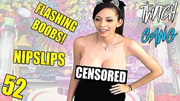 Play TWITCH GIRL FLASHING BOOBS NIPSLIPS ON STREAM set 52