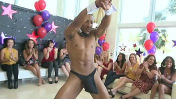 Play DANCING BEAR - Group Of Mixed Race Babes Suckin' & Fuckin' Male Strippers