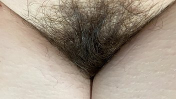 Play Extreme close up on my hairy pussy huge bush 4k HD video hairy fetish